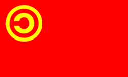 copyleft communist flag