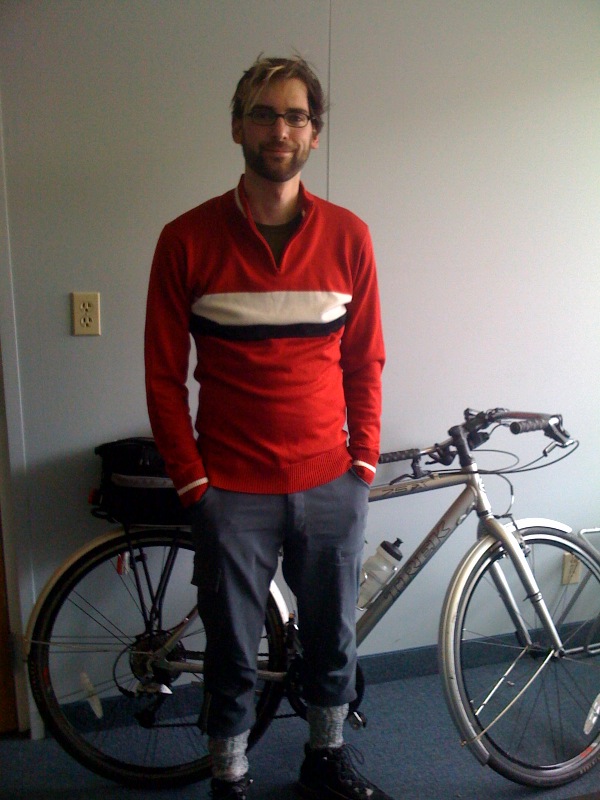 Me and my steed. First ride to work since 
bike upgrade