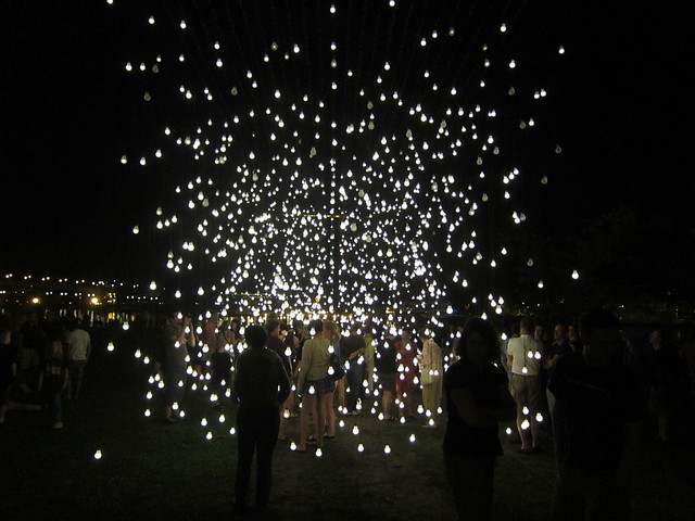 Scattered Light from the end